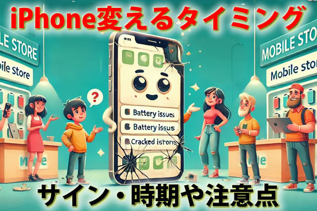 長く使うと損？iPhone変えるタイミング・サイン・時期はコレ