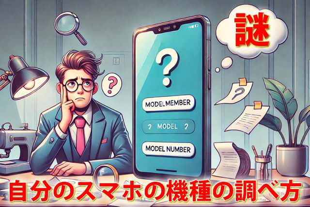 この機種は何？自分のスマホの機種の調べ方アンドロイド・iPhone